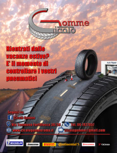 Volantino promo e offerte pneumatici Cicolò Gomme
